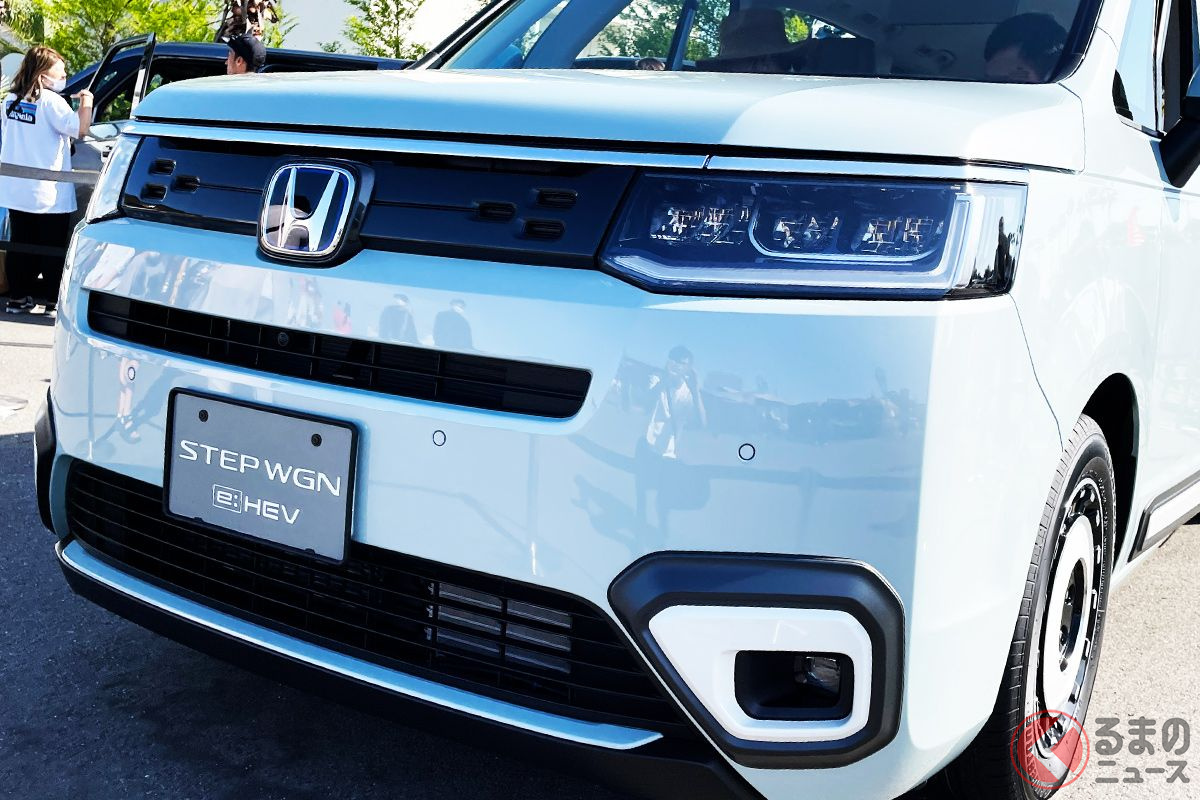 5月26日の正式発表前に展示された新型ステップワゴンの純正アクセサリー仕様(画像提供:ホンダアクセス)