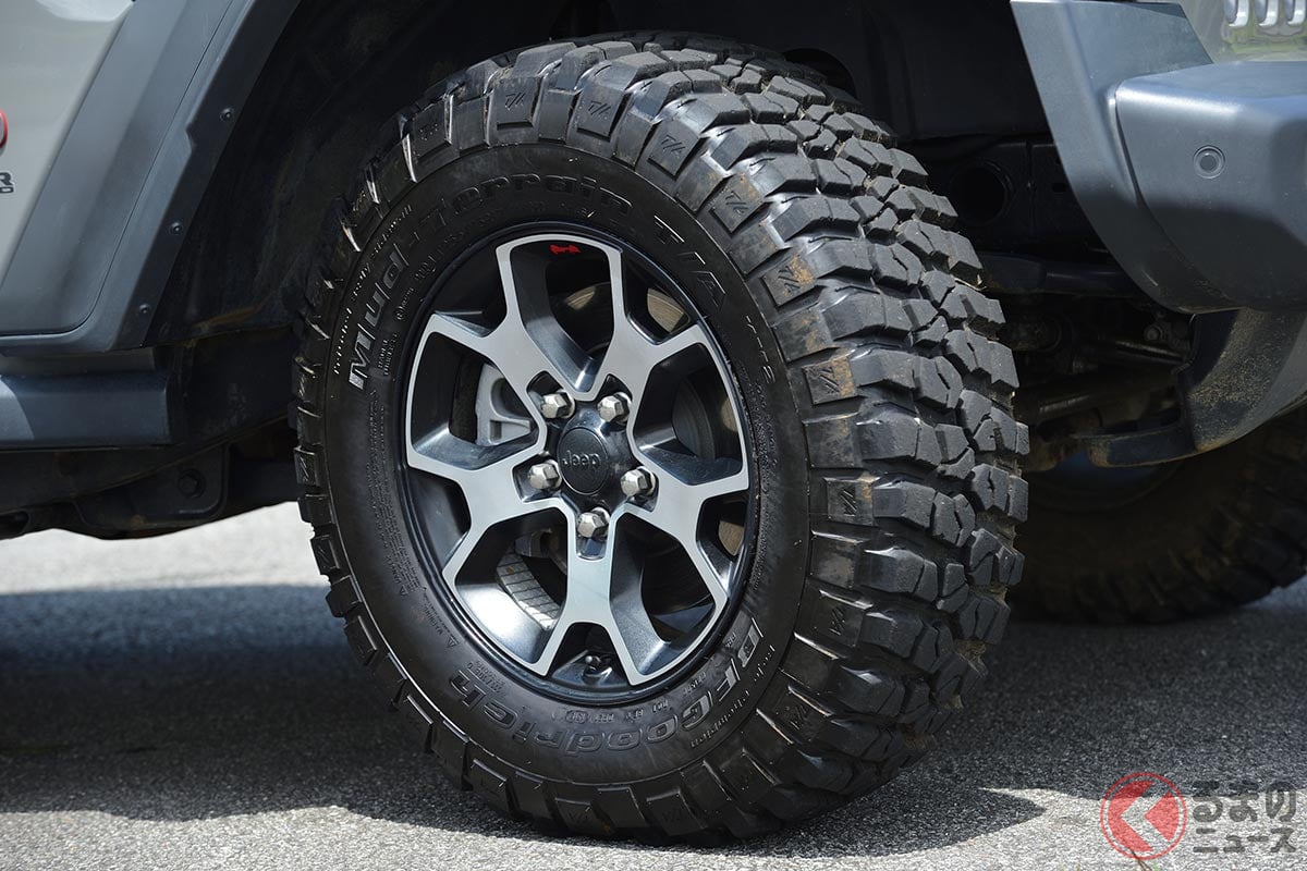 ゴツゴツしてワイルドなオフロードタイヤ