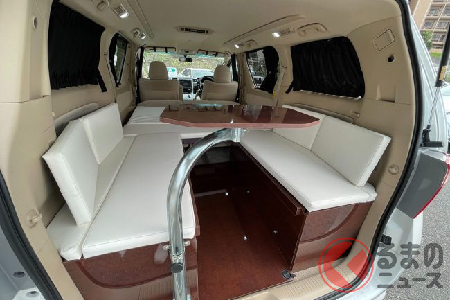 100万円以下でトヨタ アルファード キャンピングカー が買える 車中泊仕様 ダブルベッド搭載 の安価に手に入るワケ くるまのニュース 100万円以下でトヨタ アルファード キャンピングカー が買える 車中泊仕様 ダブルベッド搭載 の安価に手に入るワケ くるまのニュース
