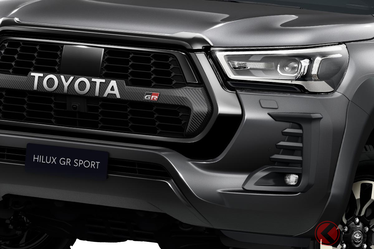 ブラックでスポーティにキメたトヨタ「ハイラックス GRスポーツ」(ドイツ仕様)
