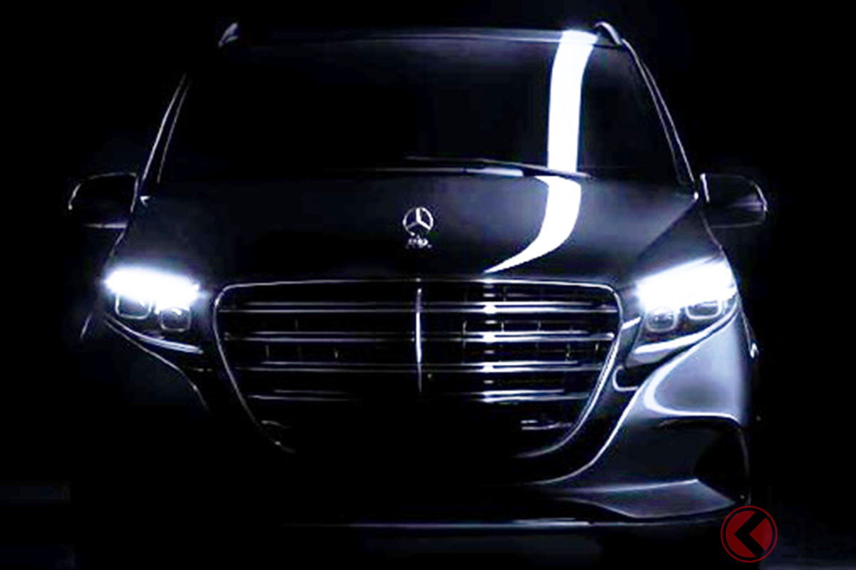 メルセデス・ベンツ「Vクラス」のティザー画像