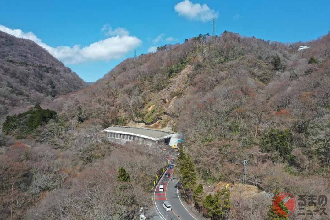 国道138号仙宮洞門(画像:神奈川県)