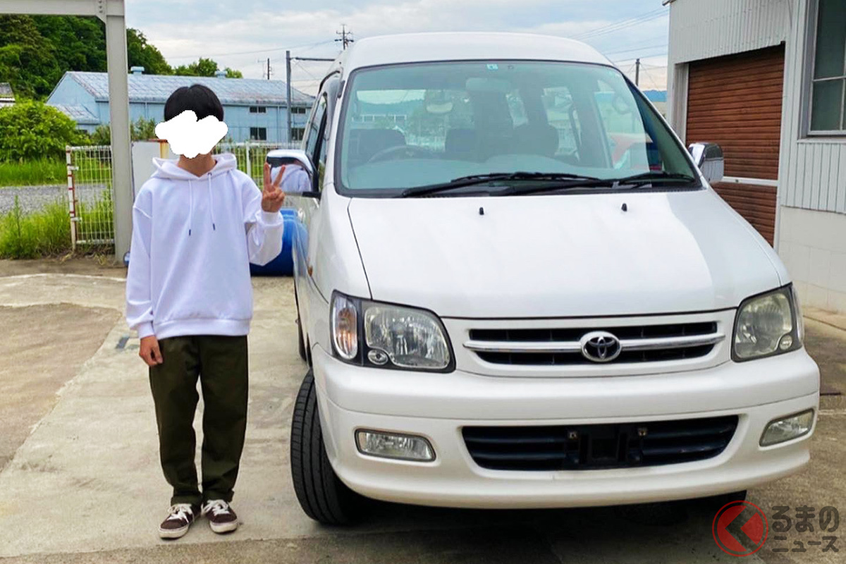 いまの「ノア」とは違う…21年前の「タウンエース ノア」。 でもそれが良い!(画像提供:おはぎさん)