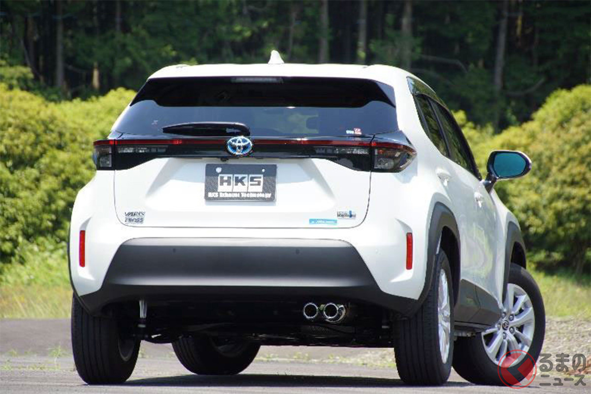 「ヤリス クロス」に装着された「ハイパワー スペックL II」