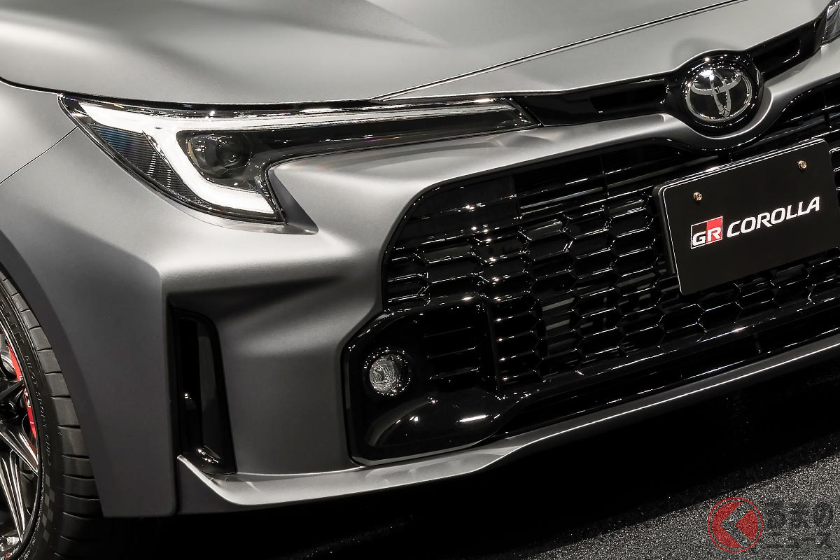 日本で初公開されたトヨタ新型「GRカローラ」