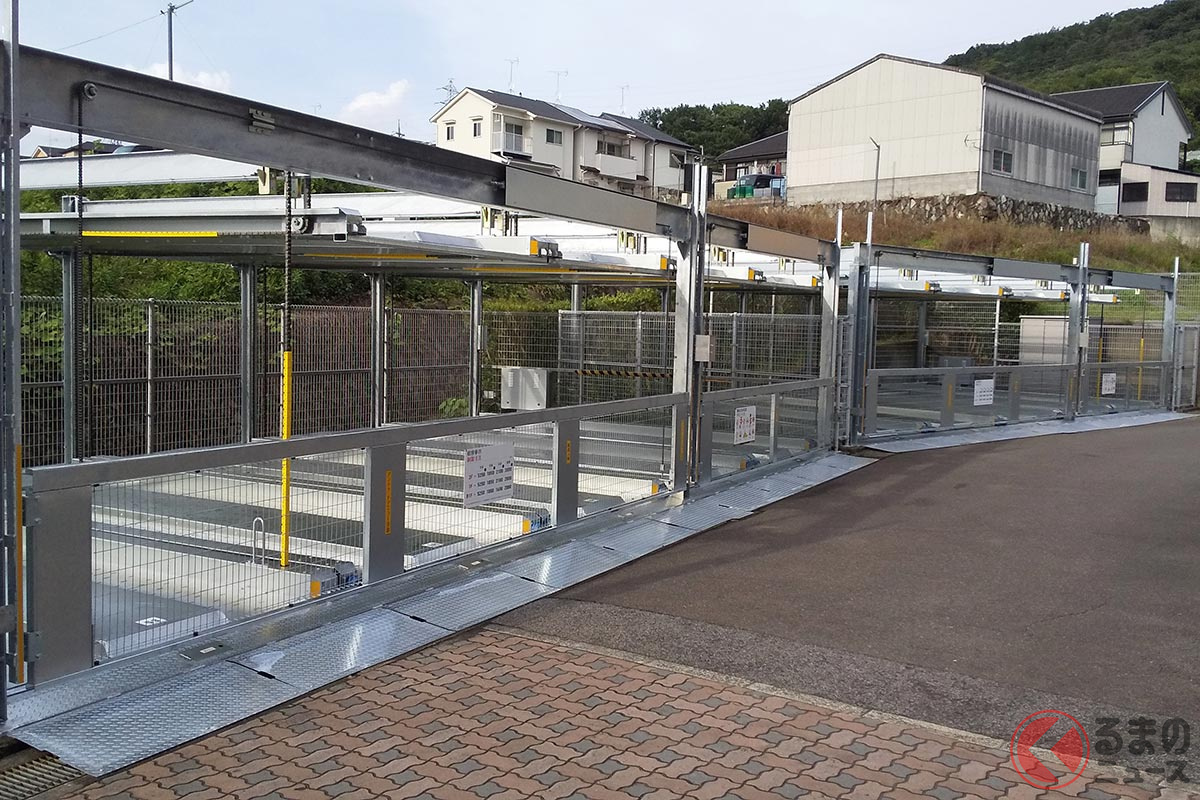 マンションに設置される機械式駐車場