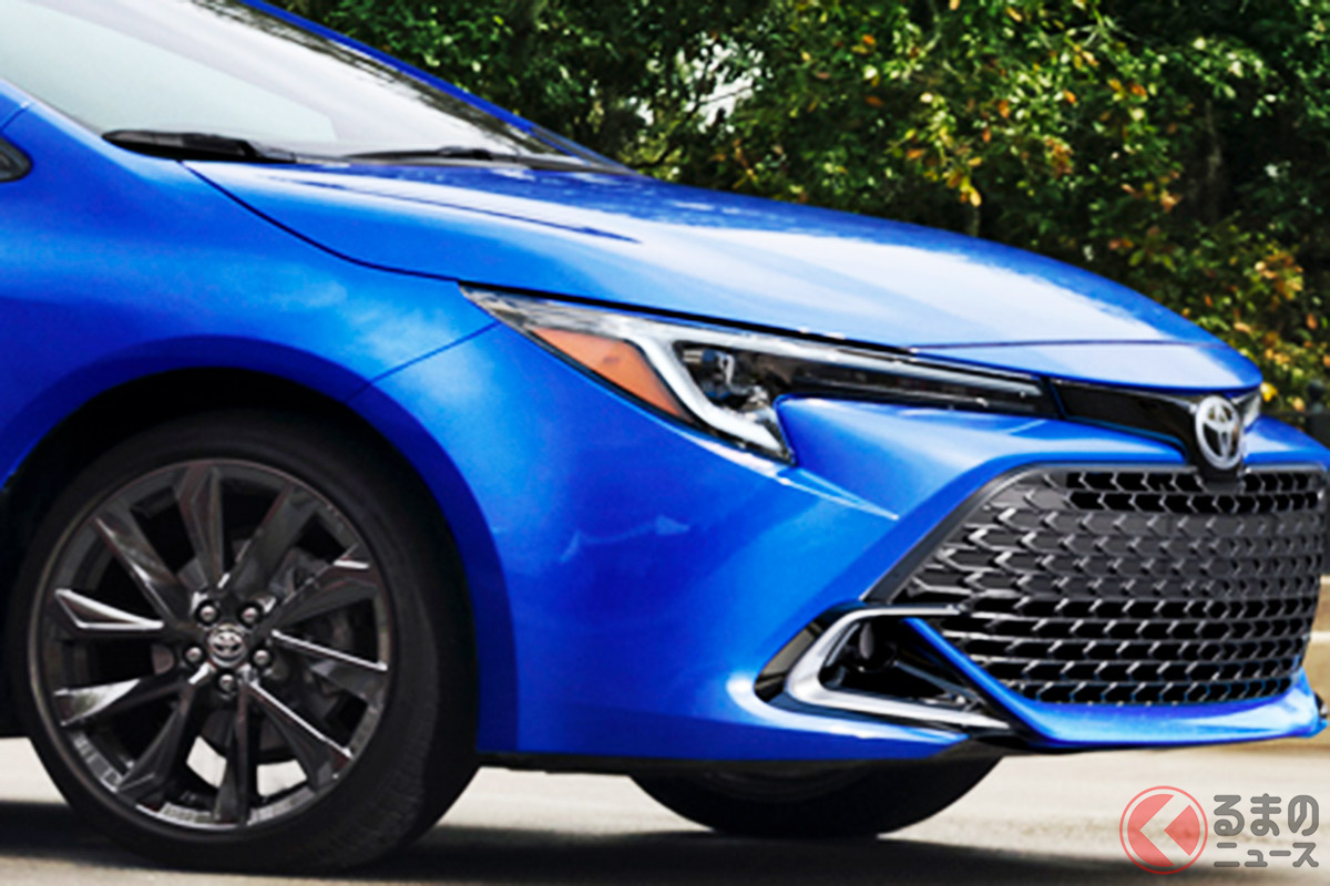 米国で発表された2023年モデルの「カローラ」