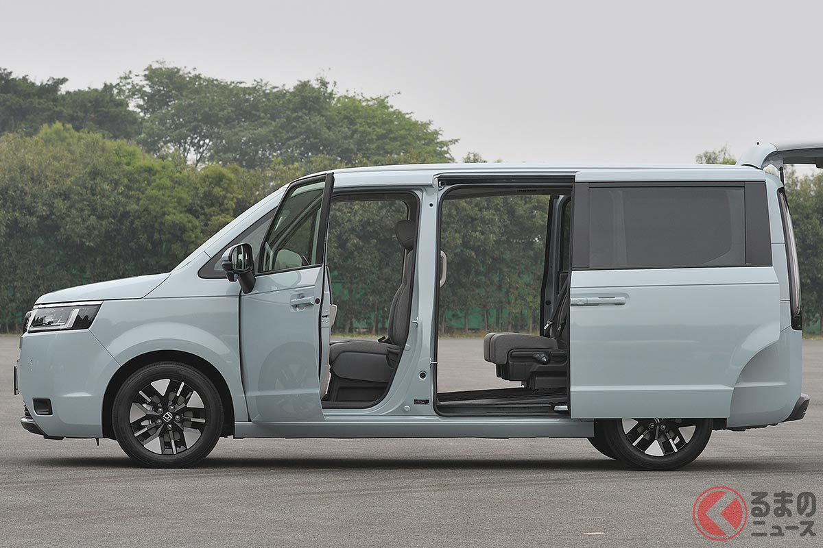 ホンダ新型「ステップワゴン」のスライドドアには秘密がある