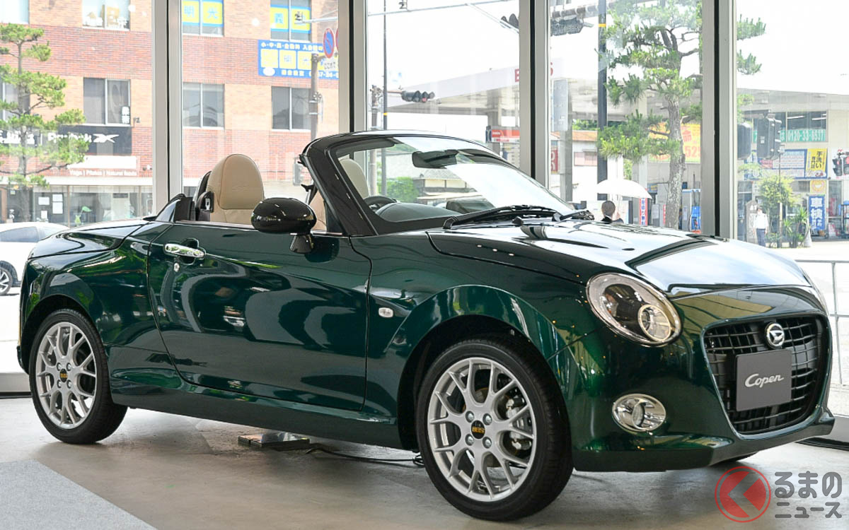 初公開された 「コペン 20周年記念特別仕様車」