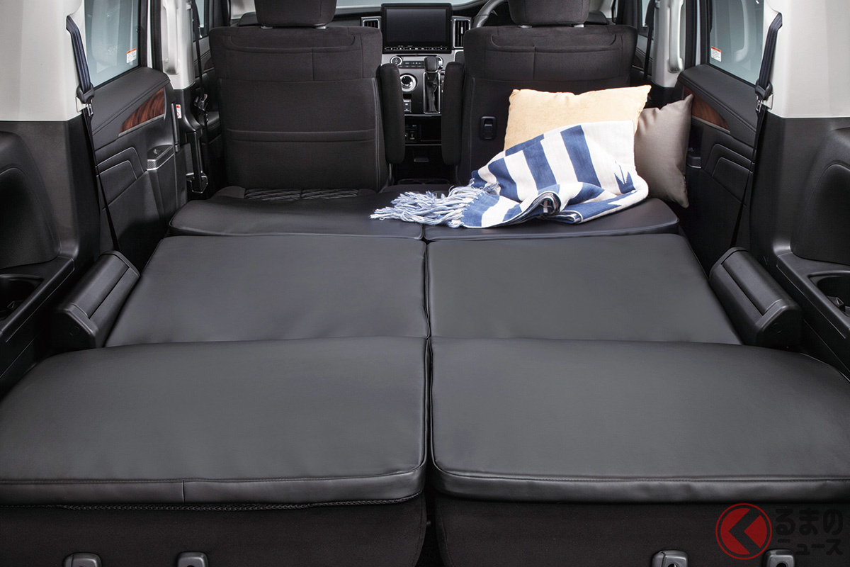 メーカー純正 車中泊 仕様 キャンプ場映えする Suv 風ワイルドミニバン デリカd 5 で寝てみたい くるまのニュース メーカー純正 車中泊 仕様 キャンプ場映えする Suv 風ワイルドミニバン デリカd 5 で寝てみたい くるまのニュース