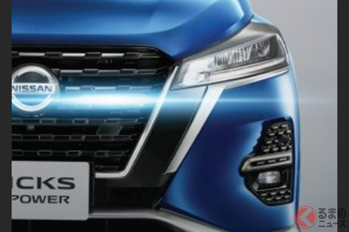 タイで公開された新型「キックス」のティザー画像