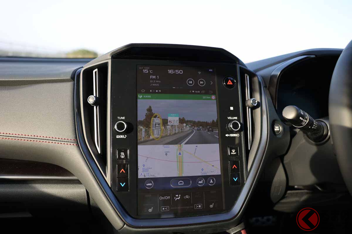 純正カーナビにオービスガイドを表示(画像:オービスガイド)