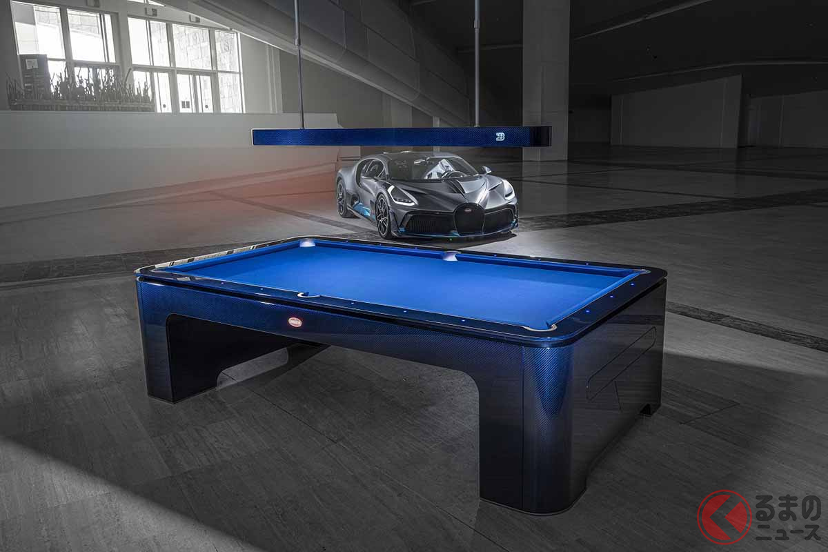 ビリヤード台「Bugatti Pool Table」(画像:B Jewelry Japan)