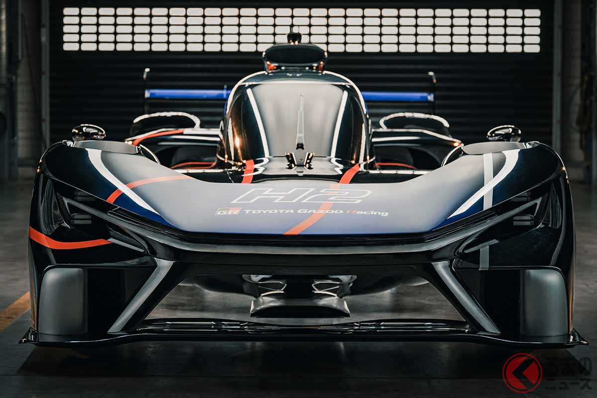 トヨタが世界初披露した水素エンジン搭載の参戦車両プロトタイプ「GR H2 Racing Concept」