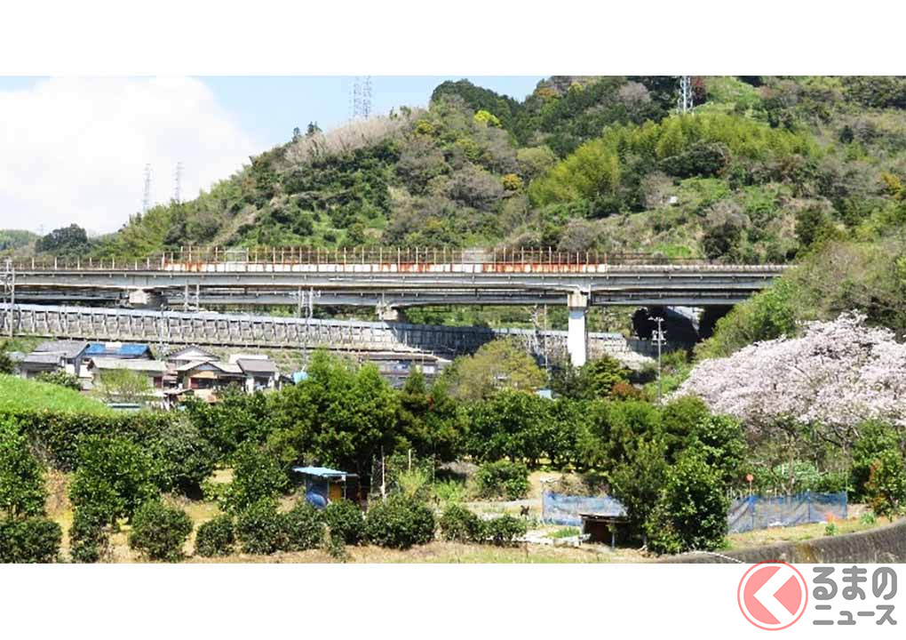 東名の清見寺橋(画像:NEXCO中日本)