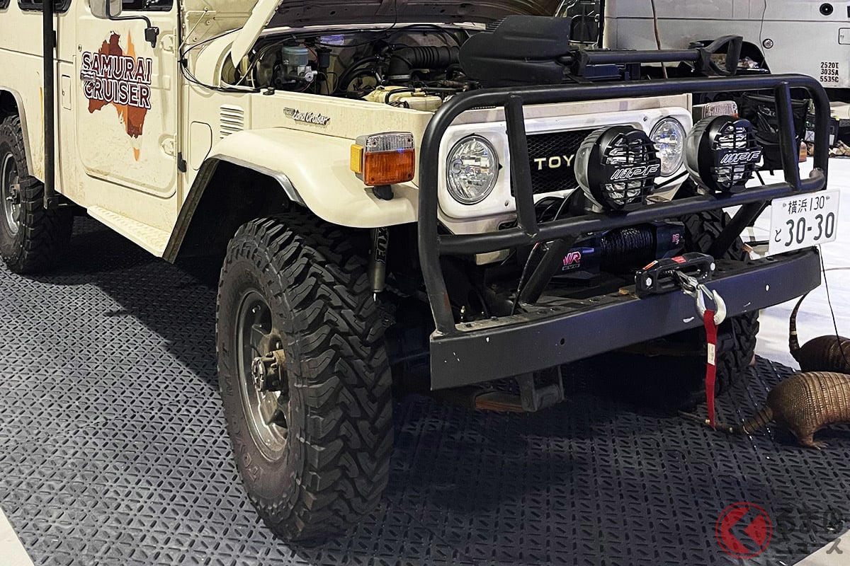 サムライクルーザープロジェクトで用いられるトヨタ「ランドクルーザー47」2号車