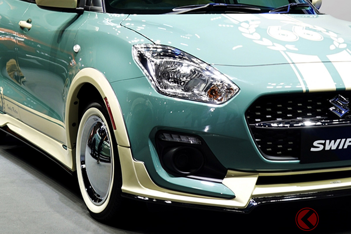 バンコクオートサロン2022に出展された「スイフト」のカスタム仕様