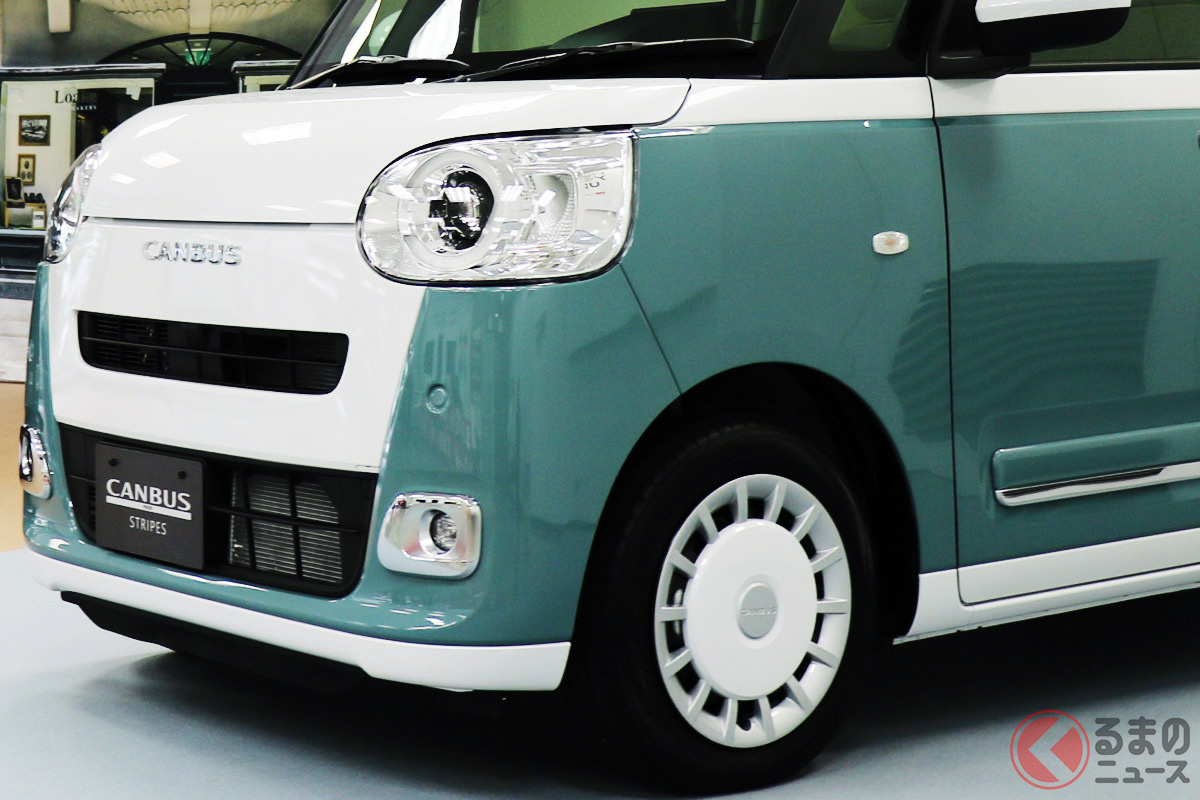 約6年ぶりのフルモデルチェンジを実施し2代目となったダイハツの新型軽自動車「ムーヴキャンバス “ストライプス”」