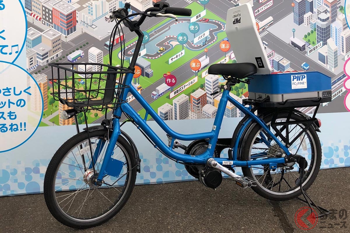 水素で走る 電動アシスト自転車 なぜ誕生 30秒充填で100km行ける 小型燃料電池の可能性とは くるまのニュース 水素で走る 電動アシスト自転車 なぜ誕生 30秒充填で100km行ける 小型燃料電池の可能性とは くるまのニュース