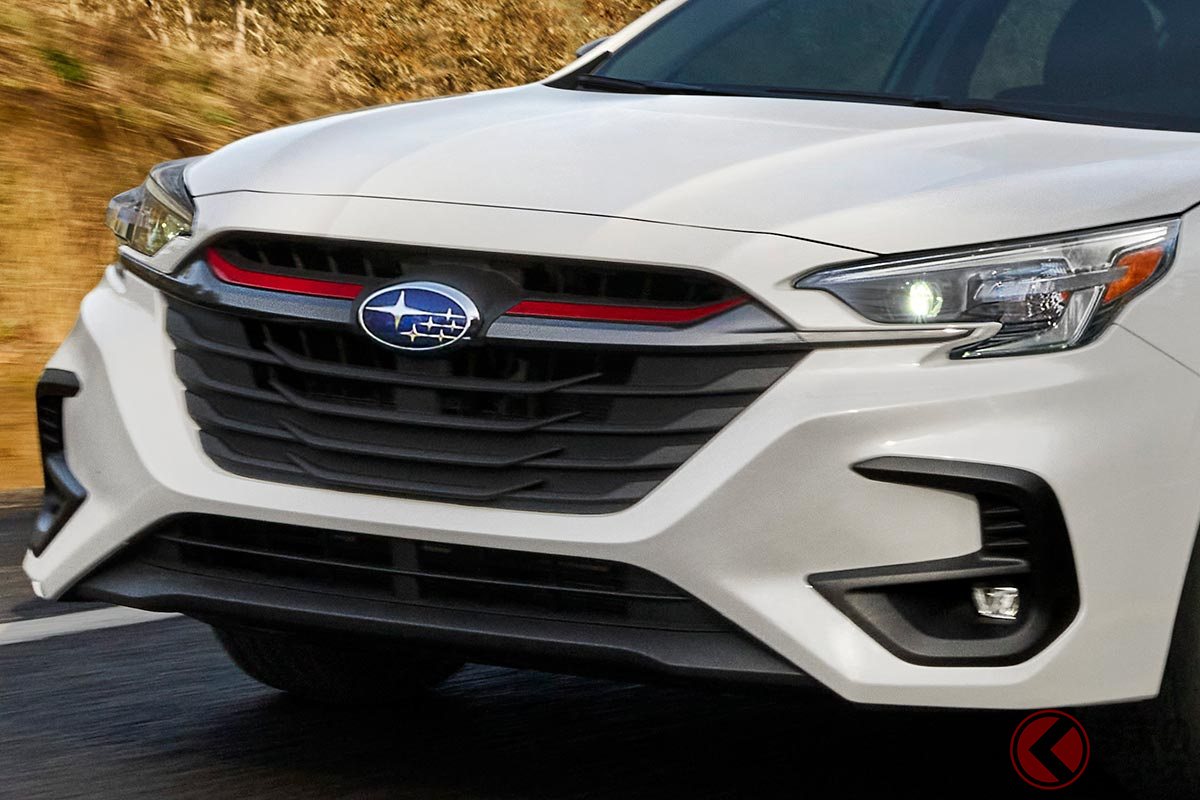 WRXみたいなフロントマスクなったスバル「レガシィ 2023年モデル」(米国仕様)