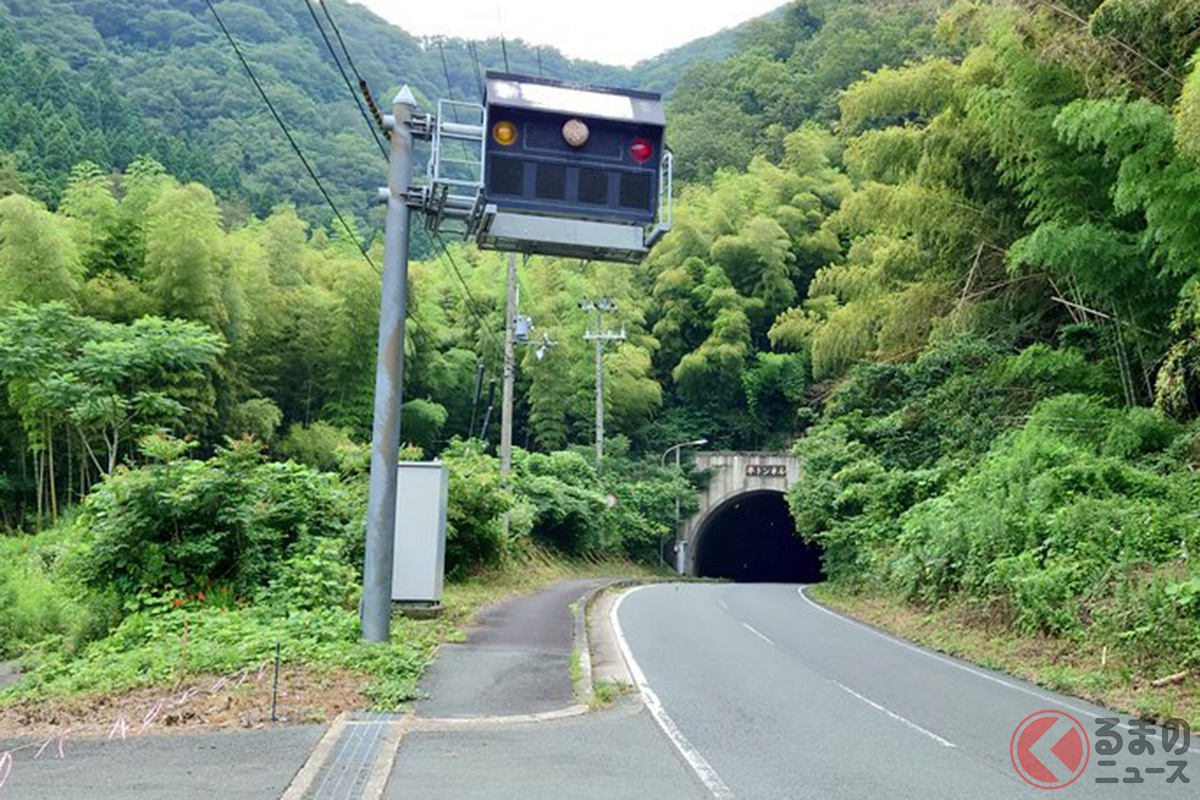 道路情報板につくられた蜂の巣の迫力がスゴイ! 画像:かこてつ(@Ktetsu_117)さん