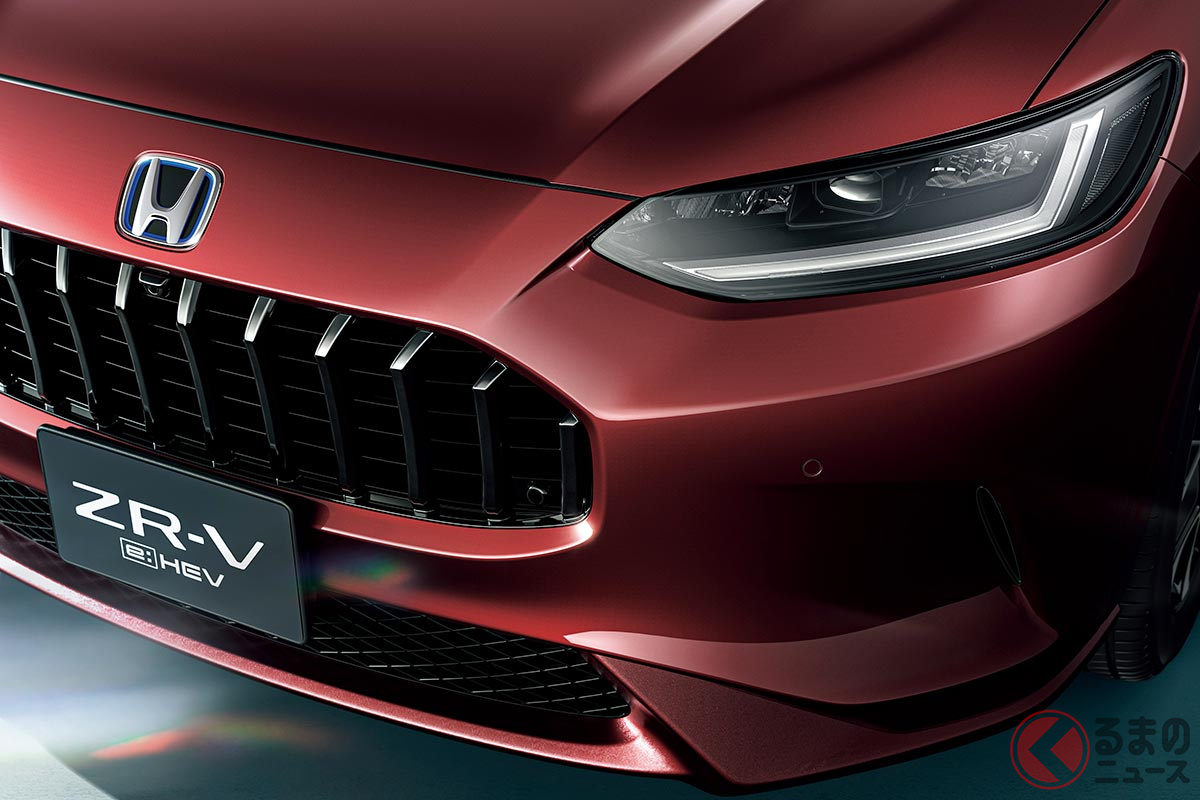 大胆なフロントフェイスを持つホンダ新型「ZR-V」