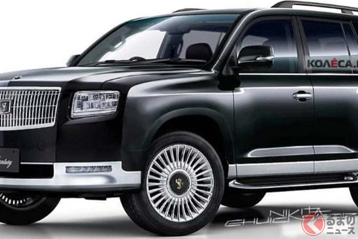 トヨタ「200系ランドクルーザー」をベースにセンチュリーをSUV化したレンダリング(photo:kelsonik)