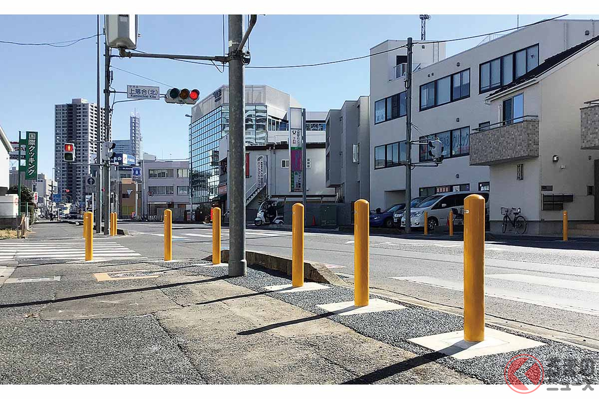 サンポール「インパクトボラード」の施工例(画像:サンポール)