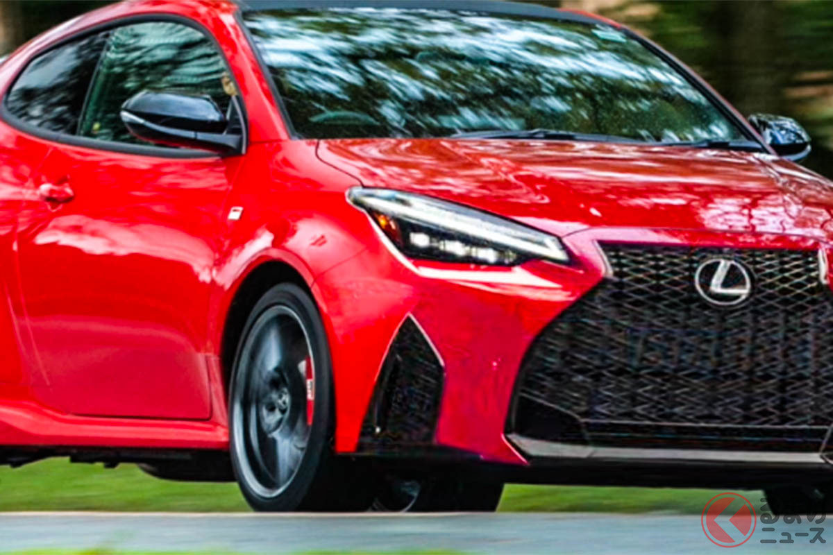 GRヤリスをレクサス化した「GRレクサス」のレンダリング(photo:Theo throttle)