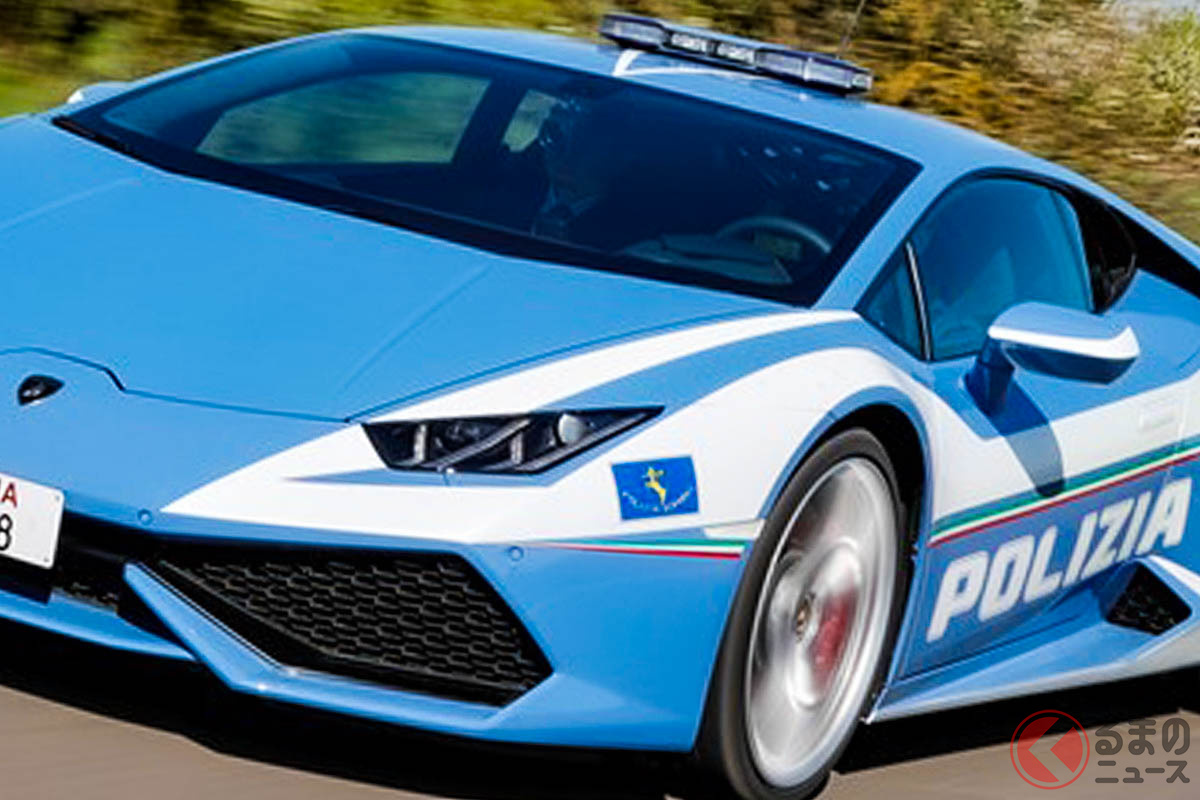 イタリアの警察「Polizia di Stato」有するランボルギーニ「ウラカンLP-610-4」