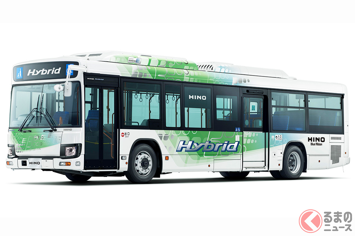日野 大型路線バス「ブルーリボン ハイブリッド」