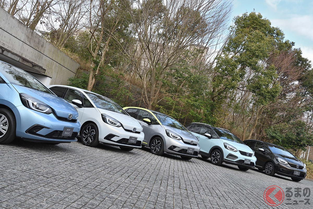5つのスタイルをラインナップするホンダ「フィット」(4代目)