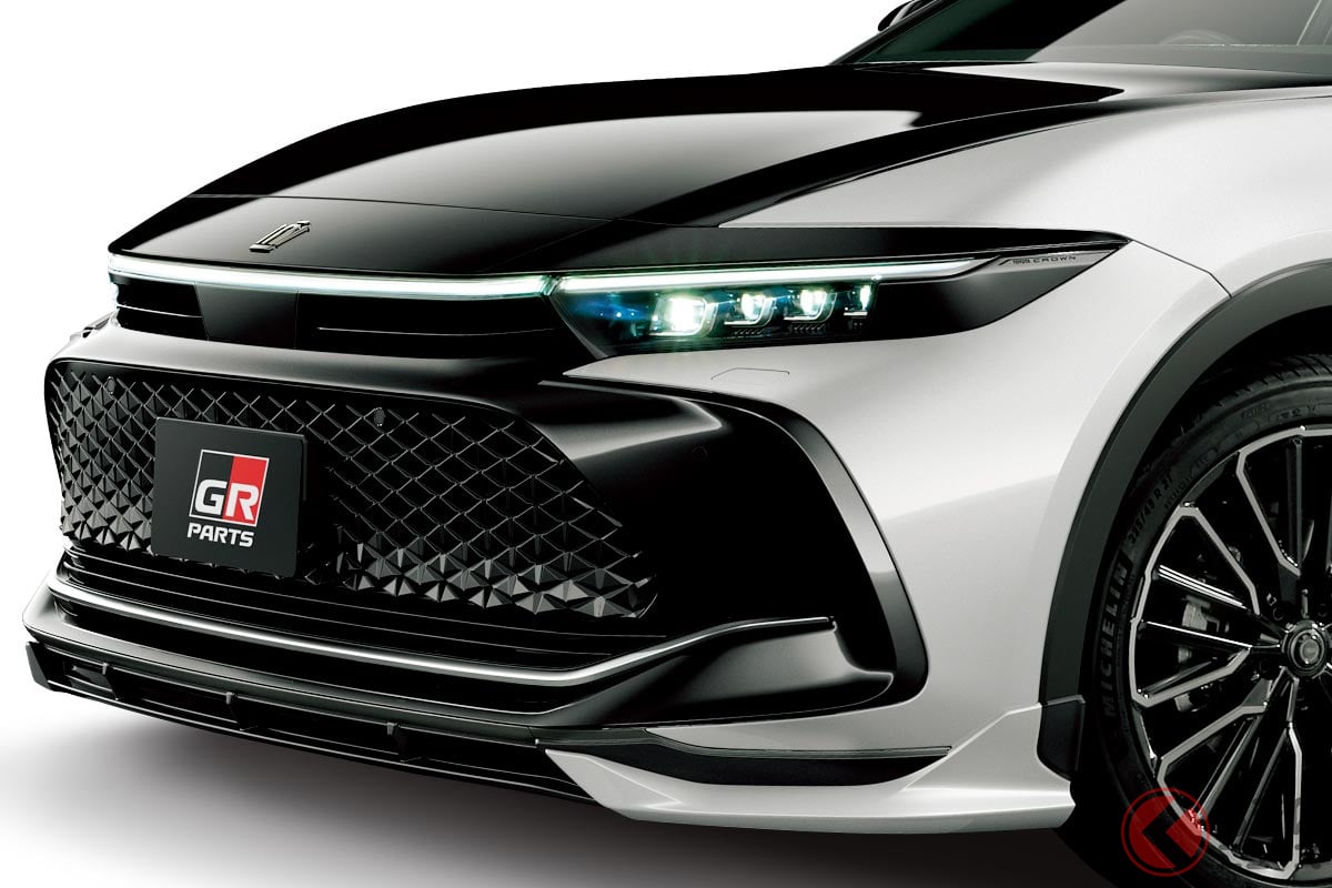 GRパーツでカスタムしたトヨタ新型「クラウン クロスオーバー」