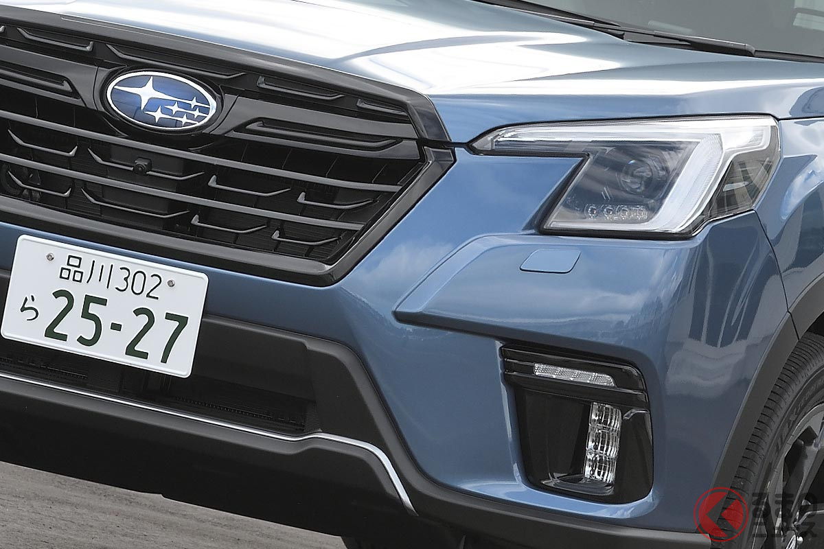 フロントフェイスが刷新された最新のスバル「フォレスター」