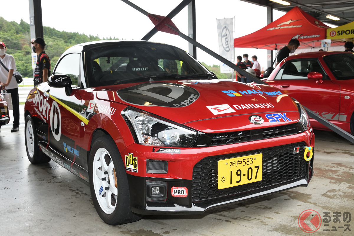 初公開された2022WRCラリージャパンに参戦予定の「コペンGRスポーツ」