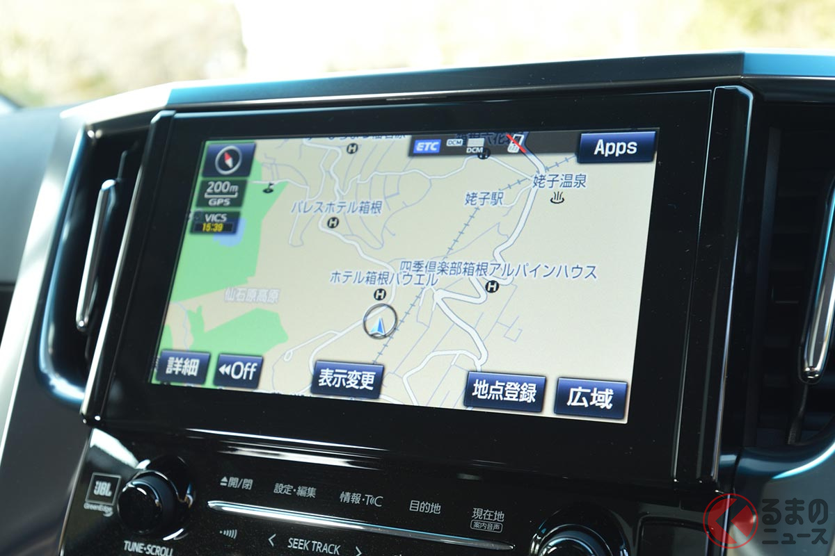 カーナビなども半導体不足により入手しづらい状況