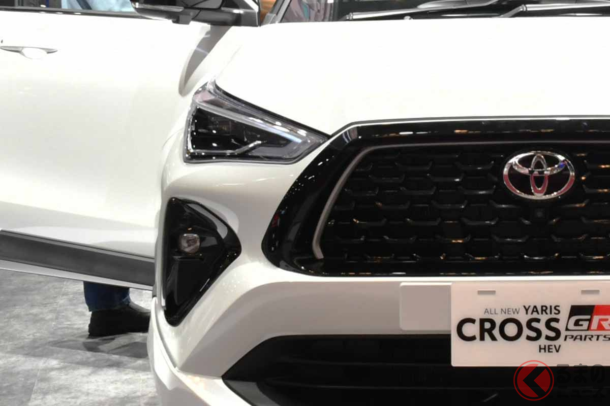 インドネシアで展示されたトヨタ「ヤリスクロスGRスポーツ」(現地仕様)