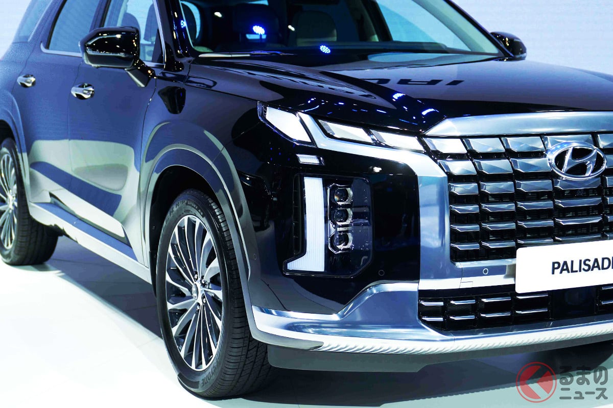 成都モーターショー2022で中国市場向けに発表されたヒョンデ新型「パリセード」
