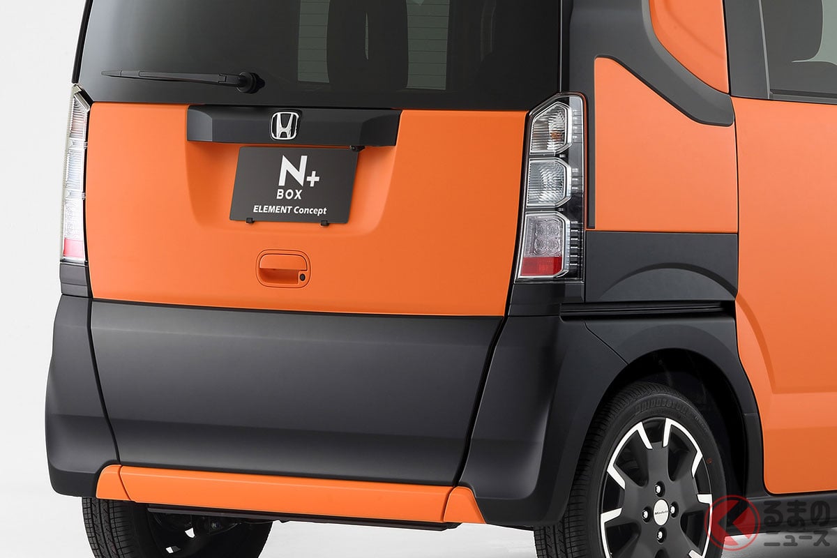「エレメント」そっくり? 「エレメントスタイルパッケージ」仕様のホンダ初代「N-BOX」