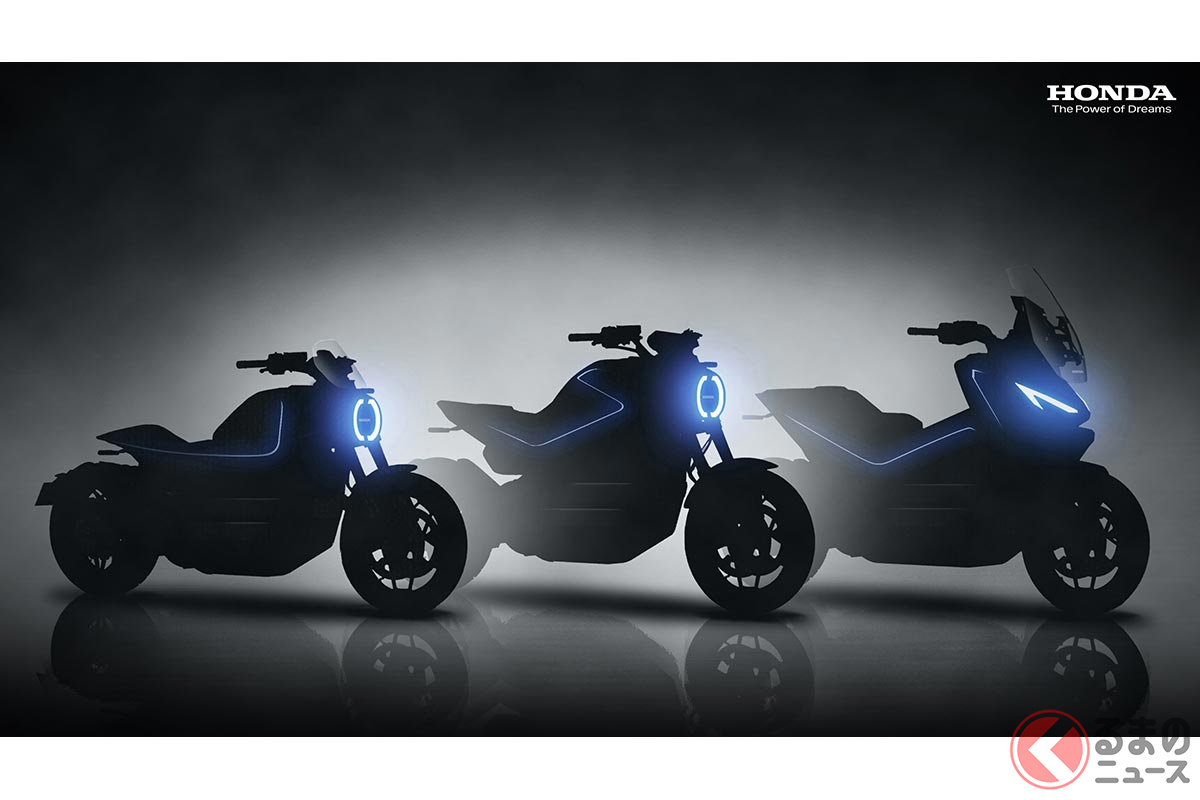 ホンダは欧米日で3モデルの大型電動二輪車を投入予定