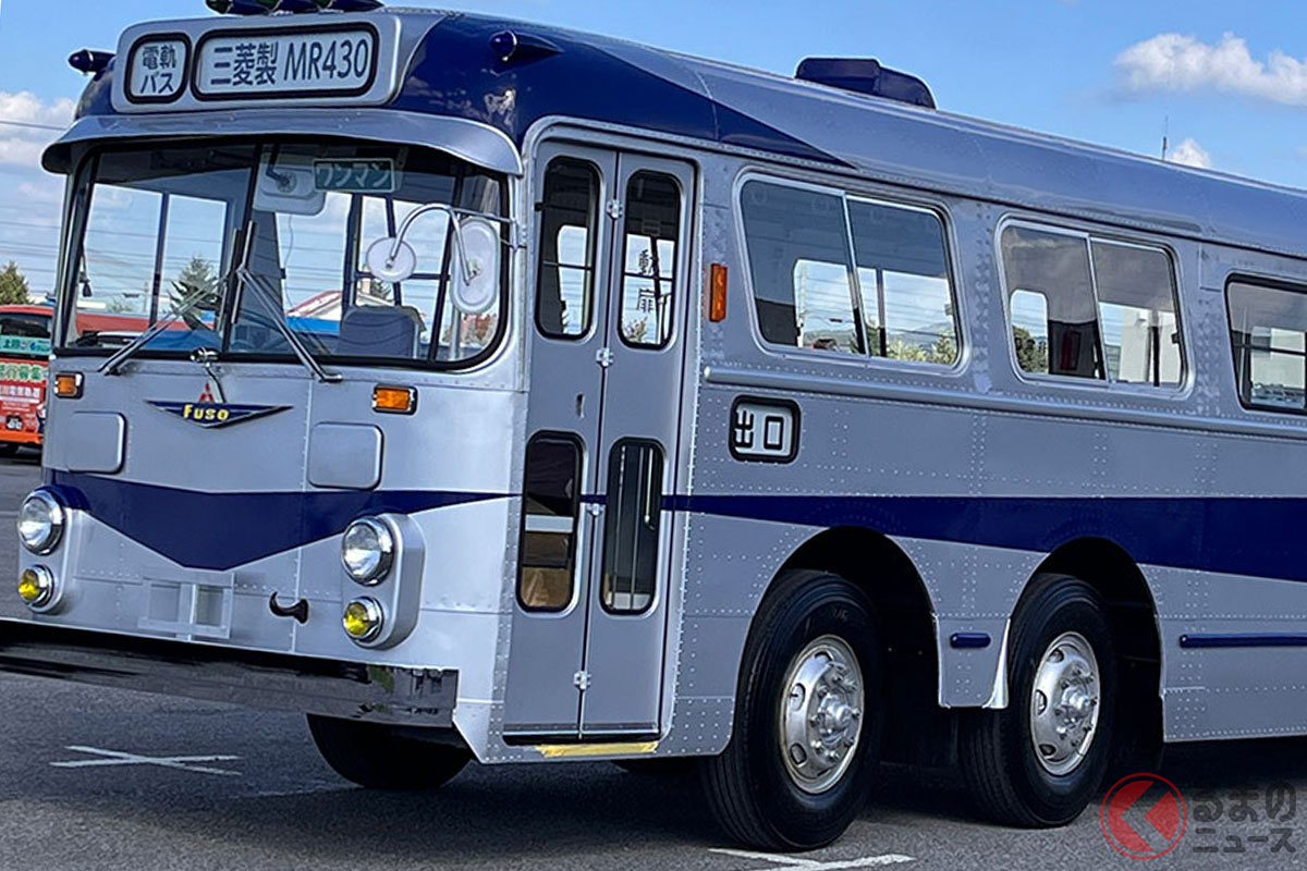 「草むらのヒーロー」から奇跡の復活! レストアされた「MR430」型バス(写真提供:旭川電気軌道)