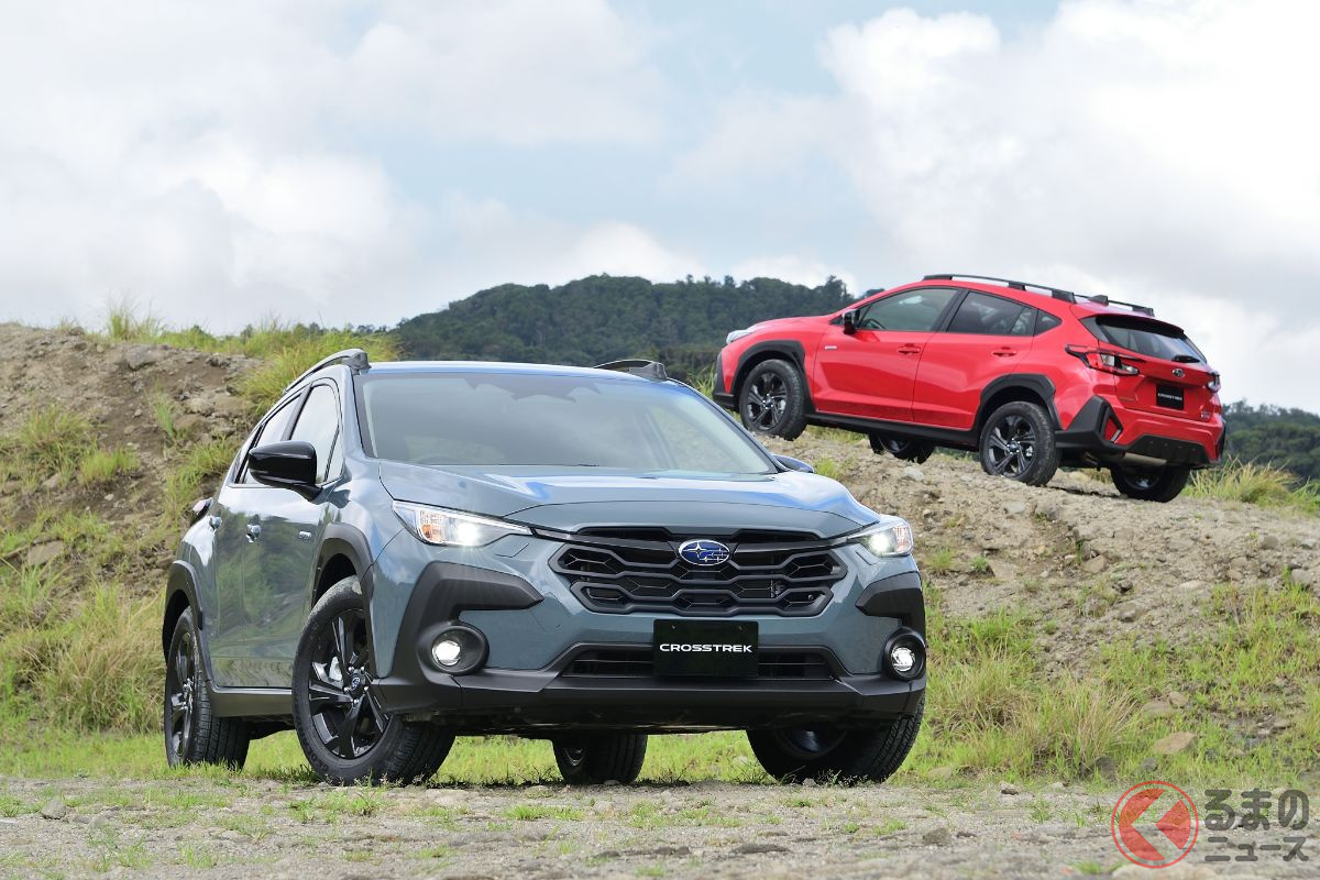 ワイルドだろぅ~! 世界初公開されたスバル新型「クロストレック」