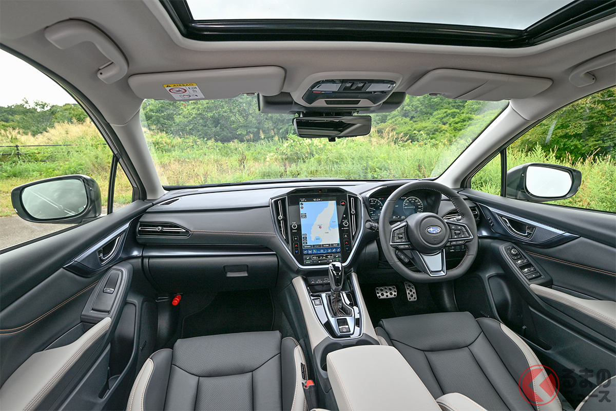 「レヴォーグ レイバック」の上質なインテリア