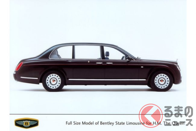 エリザベス女王死去 生前女王陛下が乗ったベントレー「ステートリムジン」とは? 自動車業界から追悼の声も