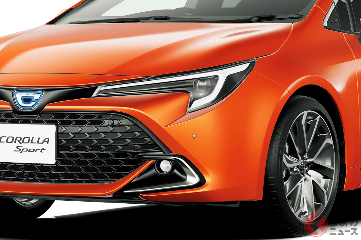 一部改良したトヨタ「カローラ スポーツ」