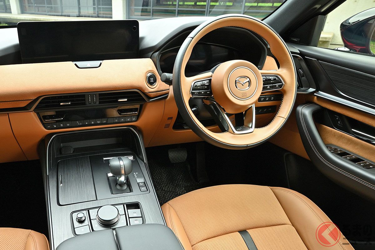 マツダ 新型CX-60の上級内装「Premium Sports(プレミアム スポーツ)」