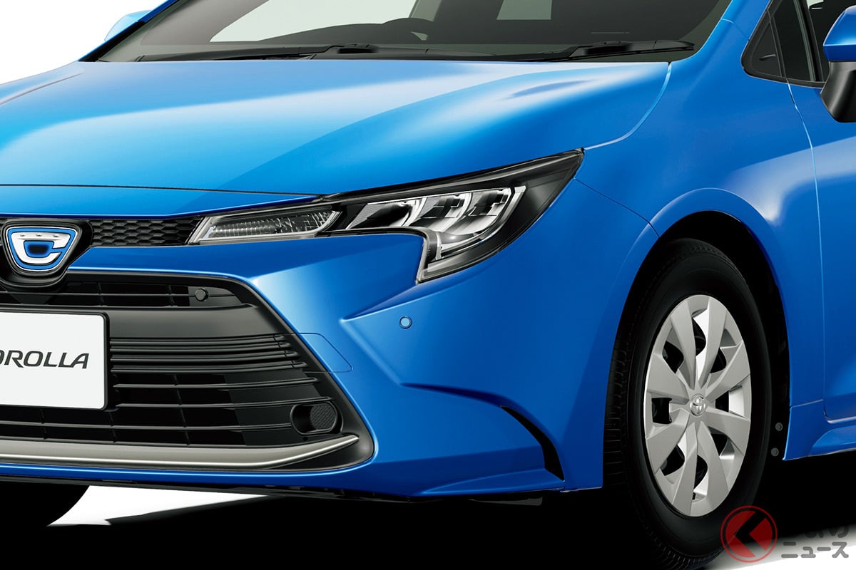 一部改良したトヨタ「カローラ」