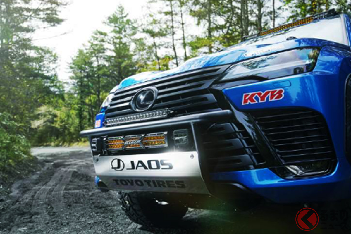 「TEAM JAOS」のレースマシン「LEXUS LX600 "OFFROAD" TEAM JAOS 2022 ver.」