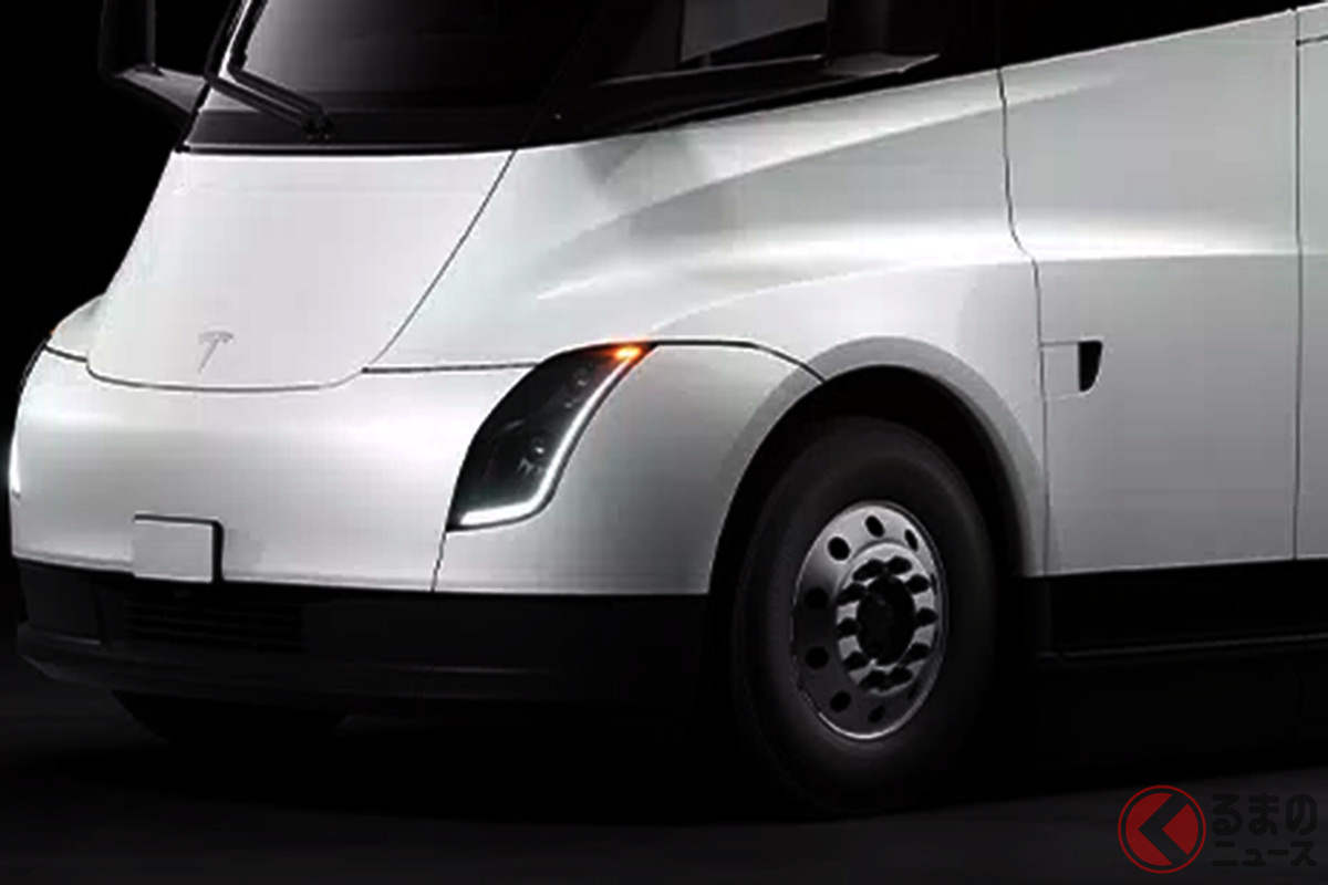 12月1日に第一号車が納車されるテスラ新型「セミ」
