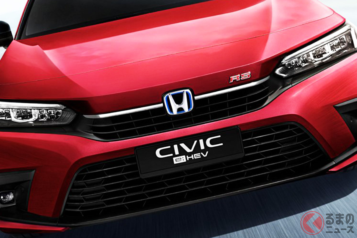 ホンダのタイ法人が公開した新型「シビックe:HEV」